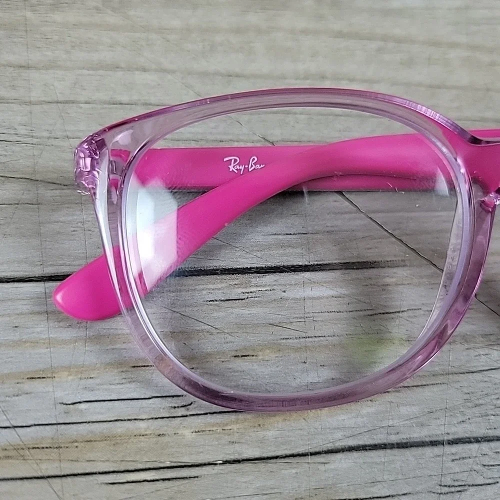Ray-Ban‎ Junior RB 1631 3976 Eyeglasses Frames Only 47-16 130mm Transparent Pink